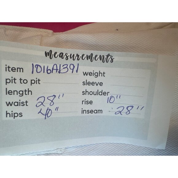 2/$30 ZARA White Size 4 Cotton Blend Tapered Jeans - Picture 6 of 13